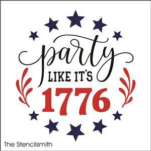 7550 - party like it's 1776 - The Stencilsmith