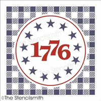 7557 - 1776 (plaid) - The Stencilsmith