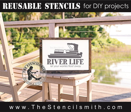 7582 - River Life - The Stencilsmith