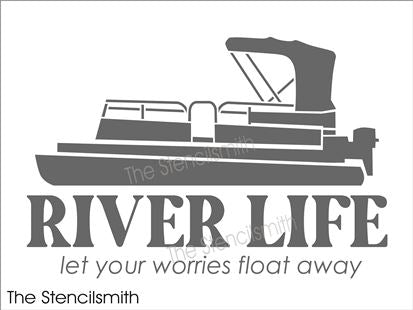 7582 - River Life - The Stencilsmith