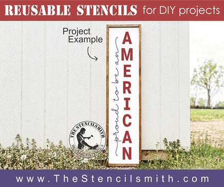 7587 - proud to be an American - The Stencilsmith
