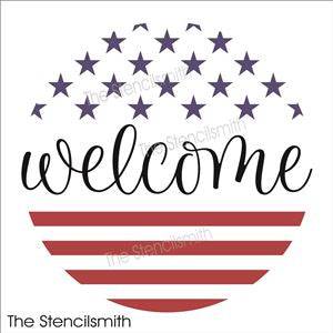 7589 - welcome (flag) - The Stencilsmith