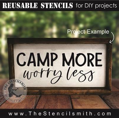 7601 - Camp more worry less - The Stencilsmith