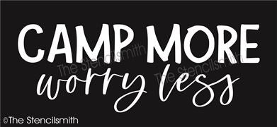 7601 - Camp more worry less - The Stencilsmith