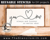 7632 - you me always and forever - The Stencilsmith