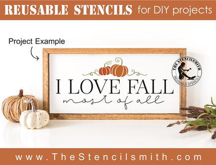 7647 - I love fall most of all - The Stencilsmith