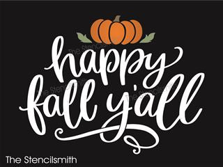 7648 - happy fall y'all - The Stencilsmith