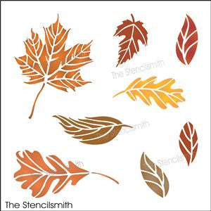 7659 - leaves - The Stencilsmith