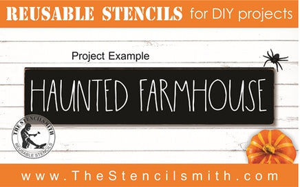 7665 - Haunted Farmhouse - The Stencilsmith