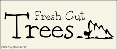Fresh Cut Trees - The Stencilsmith