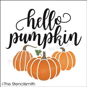 7682 - hello pumpkin - The Stencilsmith