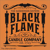 7693 - Sanderson Sisters Black Flame Candle Co - The Stencilsmith