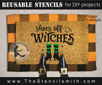 7704 - shoes off witches - The Stencilsmith