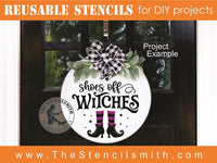 7704 - shoes off witches - The Stencilsmith