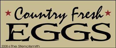 771 - Country Fresh EGGS - The Stencilsmith