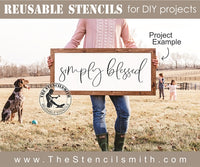 7731 - simply blessed - The Stencilsmith