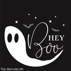 7734 - hey boo - The Stencilsmith