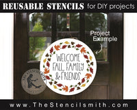 7736 - Welcome Fall Family & Friends - The Stencilsmith