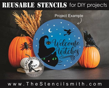 7737 - witches welcome - The Stencilsmith