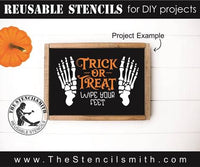 7746 - Trick or Treat wipe your feet - The Stencilsmith