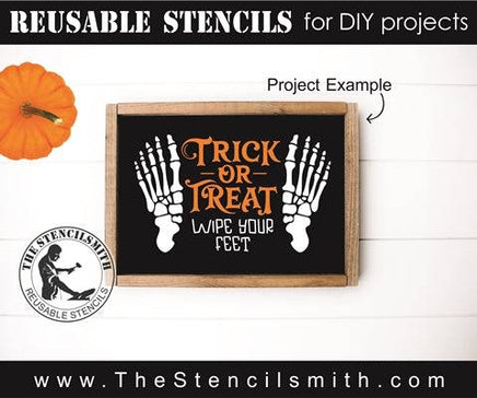 7746 - Trick or Treat wipe your feet - The Stencilsmith