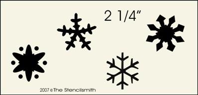 Snowflakes - MED - The Stencilsmith