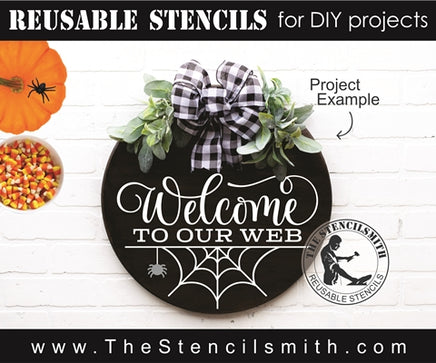 7754 - welcome to our web - The Stencilsmith