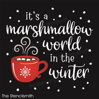 7757 - it's a marshmallow world - The Stencilsmith
