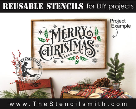 7769 - Merry Christmas - The Stencilsmith