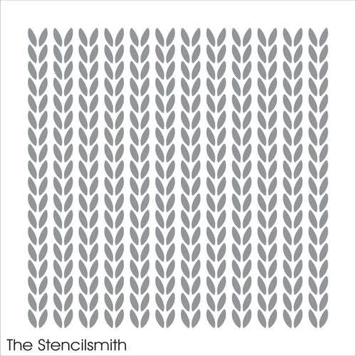 7770- Knitted Pattern - The Stencilsmith