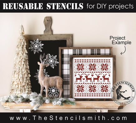 7816 - Christmas sweater - The Stencilsmith