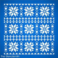 7817 - Snowflake sweater - The Stencilsmith