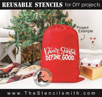 7819 - Dear Santa define good - The Stencilsmith