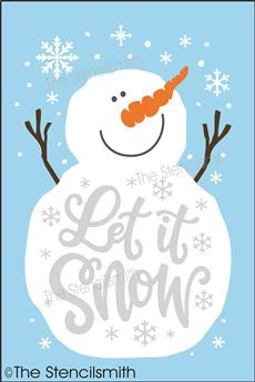 7821 - Let It Snow - The Stencilsmith