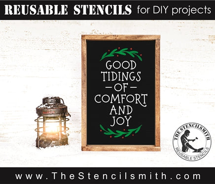 7824 - good tidings of comfort and joy - The Stencilsmith