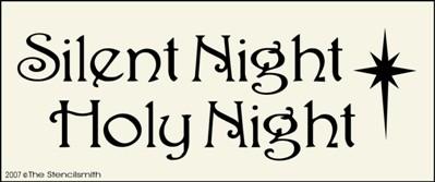 Silent Night Holy Night - The Stencilsmith