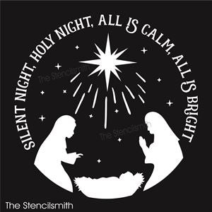 7843 - Silent Night Holy Night - The Stencilsmith
