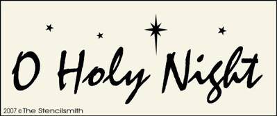 O Holy Night - The Stencilsmith