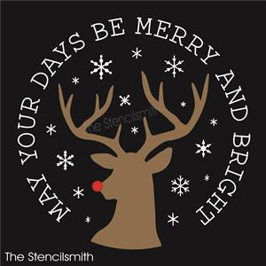 7851 - may your days be merry - The Stencilsmith