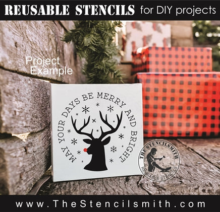 7851 - may your days be merry - The Stencilsmith