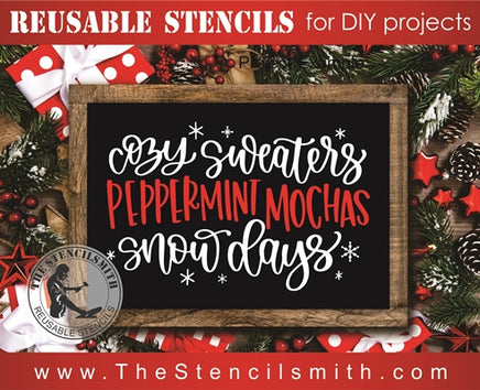 7859 - cozy sweaters peppermint mochas - The Stencilsmith