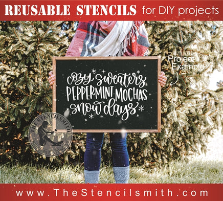7859 - cozy sweaters peppermint mochas - The Stencilsmith