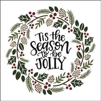 7866 - 'Tis the season to be jolly - The Stencilsmith