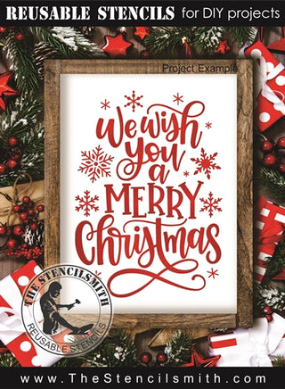 7868 - We wish you a Merry - The Stencilsmith
