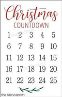 7870 - Christmas Countdown - The Stencilsmith
