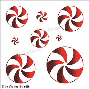 7871 - peppermint swirls - The Stencilsmith