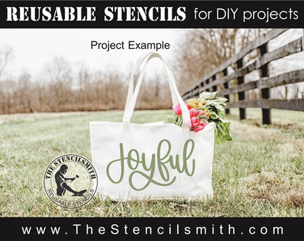 7884 - joyful - The Stencilsmith