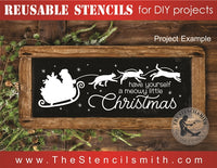 7886 - have yourself a meowy little christmas (cats) - The Stencilsmith