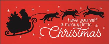7886 - have yourself a meowy little christmas (cats) - The Stencilsmith
