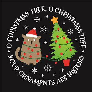 7889 - O Christmas tree your ornaments are history - The Stencilsmith